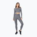 Dámsky tréningový top s dlhým rukávom MITARE Push Up Max Crop Top dark grey K084 2