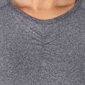 Dámsky tréningový top s dlhým rukávom MITARE Push Up Max Crop Top dark grey K084 4