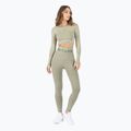 Dámsky tréningový top s dlhým rukávom MITARE Push Up Max Crop Top green K084 2