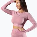 Dámsky tréningový top s dlhým rukávom MITARE Push Up Max Crop Top purple K084 7