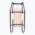 Sánky kovové HUMBAKA with backrest and footrests navy blue 5