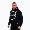 Pánska mikina z kaptúrom Octagon Zęby black
