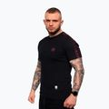 Pánske tričko Octagon Stripe black/red