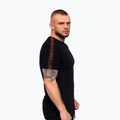Pánske tričko Octagon Stripe black/red 3