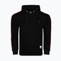 Pánska mikina Octagon Stripe Hoodie black/red