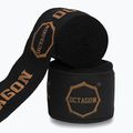 Boxerské bandáže Octagon Fightgear Supreme Printed 500 cm black/gold 2