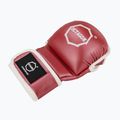 Sparringové rukavice Octagon Metallic MMA red 2