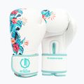 Boxerské rukavice Octagon Legion Flower white/sea green