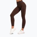 Dámske tréningové legíny Gym Glamour push up hnedé 370