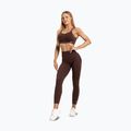 Dámske tréningové legíny Gym Glamour push up hnedé 370 2