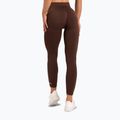 Dámske tréningové legíny Gym Glamour push up hnedé 370 3