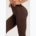 Dámske tréningové legíny Gym Glamour push up hnedé 370 7