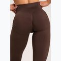 Dámske tréningové legíny Gym Glamour push up hnedé 370 9
