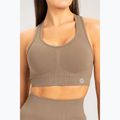 Gym Glamour push up fitness podprsenka béžová 320 3