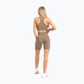 Dámske tréningové šortky Gym Glamour Bikery push up beige 316 13