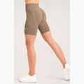 Dámske tréningové šortky Gym Glamour Bikery push up beige 316 14