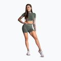 Dámske tréningové šortky Gym Glamour Seamless khaki 2