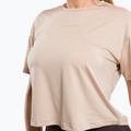 Dámske tréningové tričko Gym Glamour Sport Beige 427 4