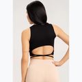 Gym Glamour Dámsky viazaný tréningový top Black 440 2