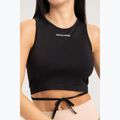 Gym Glamour Dámsky viazaný tréningový top Black 440 3