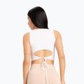 Dámsky tréningový top Gym Glamour Tied White 441 2