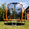 HUMBAKA Super 244 cm oranžová záhradná trampolína Super-8' Trampoty 4