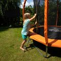HUMBAKA Super 244 cm oranžová záhradná trampolína Super-8' Trampoty 5