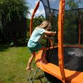 HUMBAKA Super 244 cm oranžová záhradná trampolína Super-8' Trampoty 6