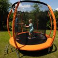 HUMBAKA Super 244 cm oranžová záhradná trampolína Super-8' Trampoty 7