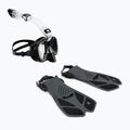 Šnorchlovací set AQUASTIC Maska + šnorchel čierny SMFK-01SC