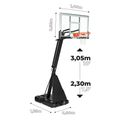 Basketbalový kôš OneTeam BH01 black OT-BH01 2