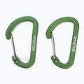 Salewa Ploché karabíny Wiregate 2 ks zelené 00-0000034103