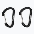 Salewa Ploché karabíny Wiregate 2 ks čierne 00-0000034103