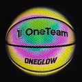 Basketbalová lopta OneTeam Basketball Holographic Black 17