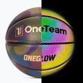 Basketbalová lopta OneTeam Basketball Holographic Black