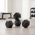 Pogumovaná činka XTREXO Hex 30 kg 3