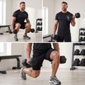 Pogumovaná činka XTREXO Hex 30 kg 5