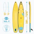 Doska SUP AQUASTIC Touring 12'6" žltý 18