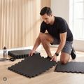 Ochranná podložka XTREXO  Puzzle 6 dielov čierna 4