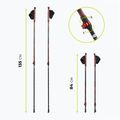 Kolečka nordic walking KADVA Halna nastaviteľné červené 2