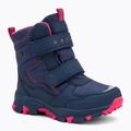 Detské snehule KADVA Snowey Mid WaterProof modrá/fuksiová