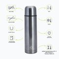 Termos KADVA Vulcan 1000 ml strieborný 2