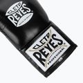 Boxerské rukavice Cleto Reyes Thumb in Cow Leather black/silver 6