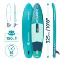 Súprava doska SUP nafukovacia AQUASTIC Perth 10'8" allround green 18