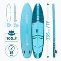 Súprava doska SUP nafukovacia Compact 11'0" modrá 27