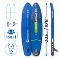 Súprava doska SUP nafukovacia AQUASTIC Perth 10'8" allround dark blue 18