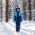 Detská zateplená bunda Kadva Zippi KDG WP 5K/3K modrá 5