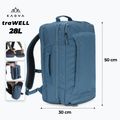 Turistický batoh Kadva traWELL 28 l dark blue 2