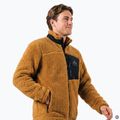 Pánska fleece mikina KADVA Rodvik hnedá 5