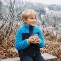 Detská fleece mikina KADVA RODVIK KDB modrá 10